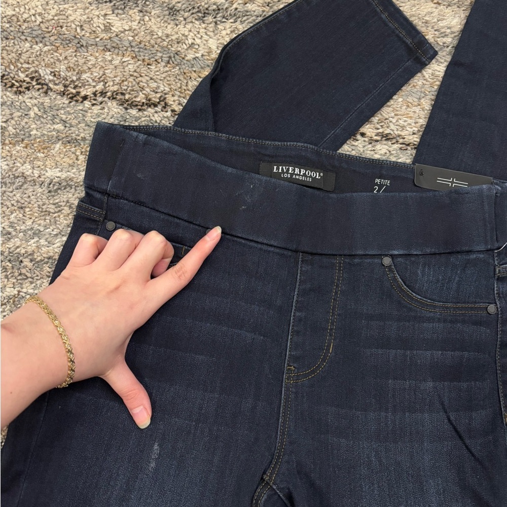 Liverpool Pull-On Ankle Skinny Jeans Sz 2/26P NWT | Liverpool Skinny Jeans NEW- - Picture 5 of 13